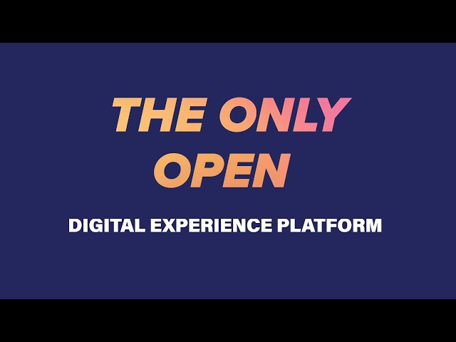 Watch Acquia Digital Experience Platform on YouTube.