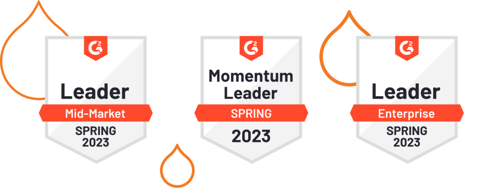 Spring 2023 G2 Review Badges